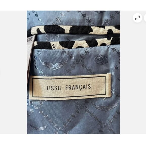 Zadig & Voltaire Black and White Patterned Blazer - Picture 7 of 8